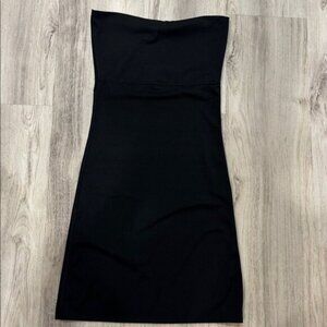 SPANX  BLACK SLIP DRESS Strapless FULL LENGTH SIZE LARGE